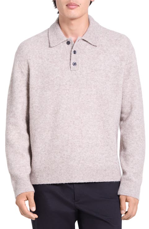 Mélange Polo Sweater