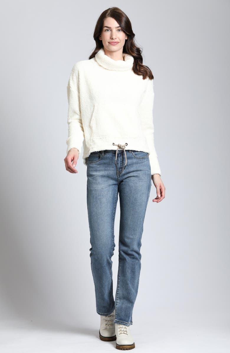 APNY High Pile Fleece Funnel Neck Sweater, Alternate, color, 