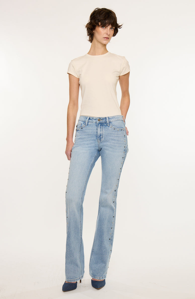 KanCan Linda Mid Rise Bootcut Jeans, Alternate, color, Medium Light