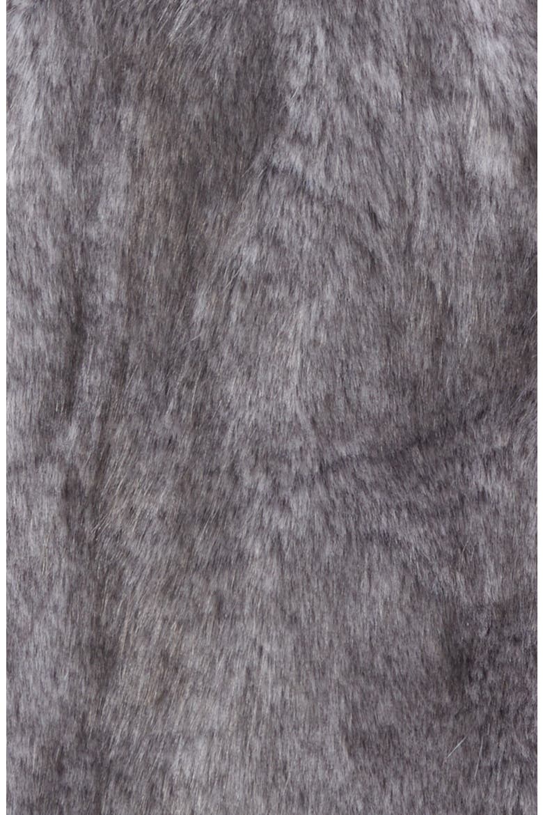 Valentina Faux Fur Jacket, Alternate, color, PIGEON GREY