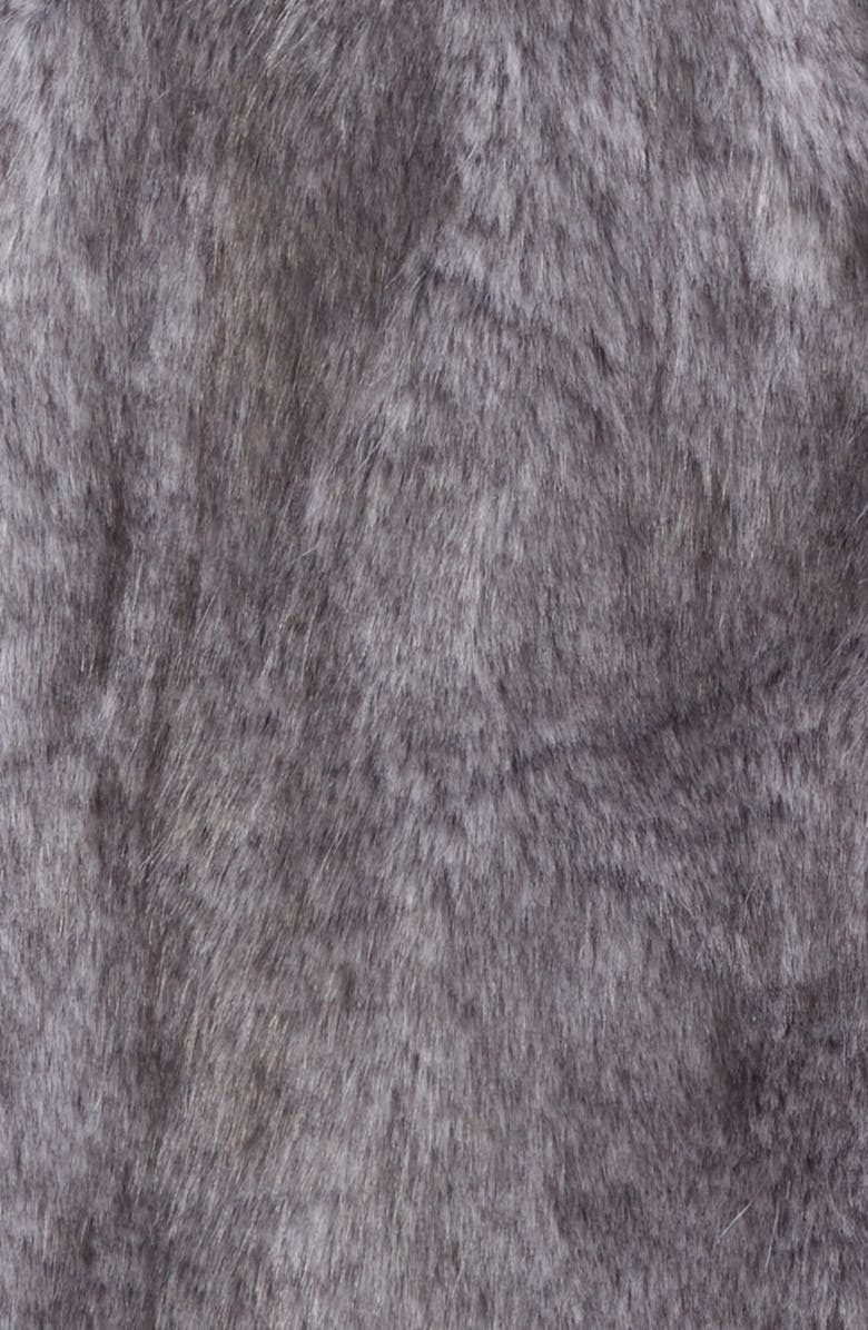 Stand Studio Valentina Faux Fur Jacket, Alternate, color, Pigeon Grey