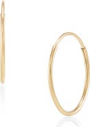 Frankie & Zoe 12mm Hoop Earrings