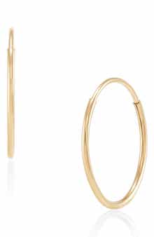 Frankie & Zoe 12mm Hoop Earrings