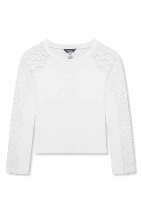 Truce Kids' Lace Sleeve T-Shirt