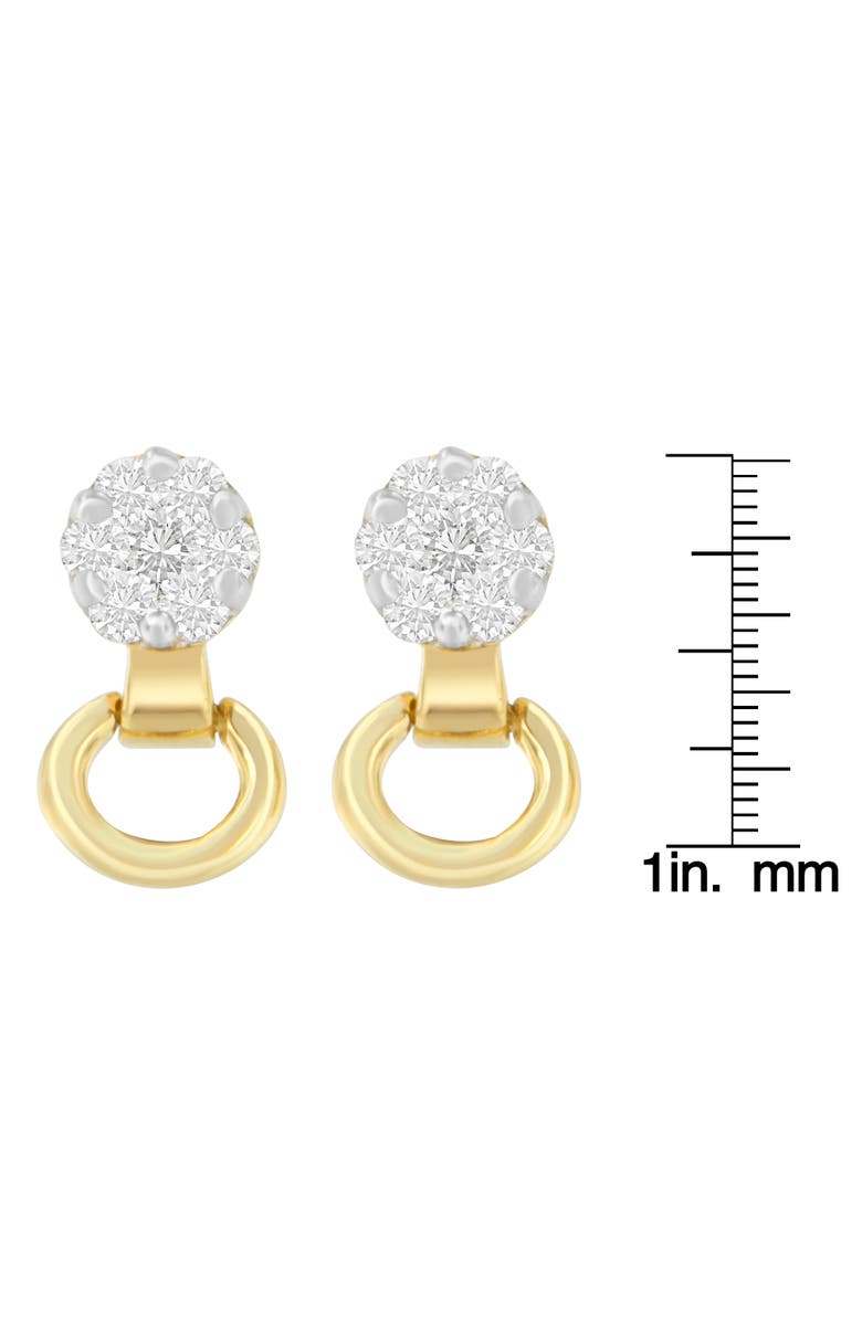 Haus of Brilliance 14K Yellow Gold 1/2 Ct Diamond Stud Earrings, Alternate, color, Yellow