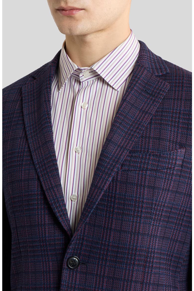 Roma Plaid Sport Coat, Alternate, color, MULTICOLOUR ON BLUE BASE