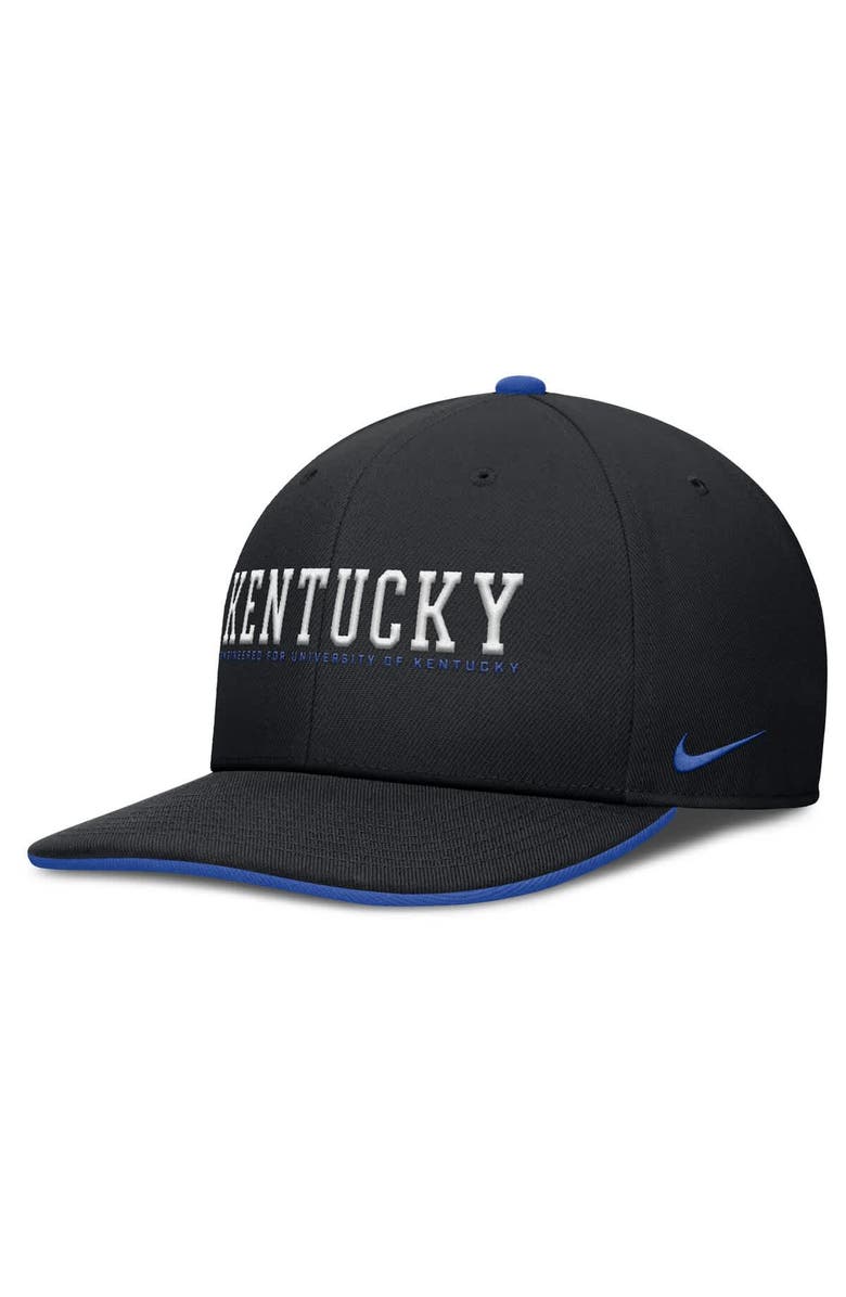 Nike Men's Nike Black Kentucky Wildcats 2025 On-Field Pro Performance Adjustable Hat, Main, color, Black