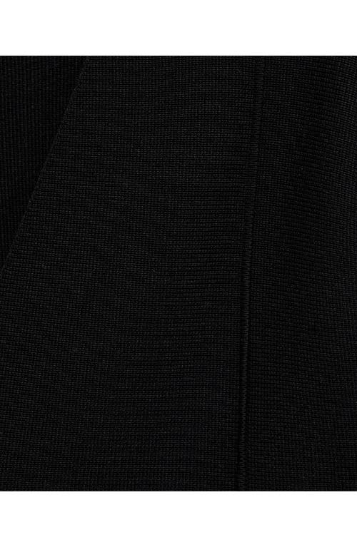 Mango Dali Knit Jacket In Black
