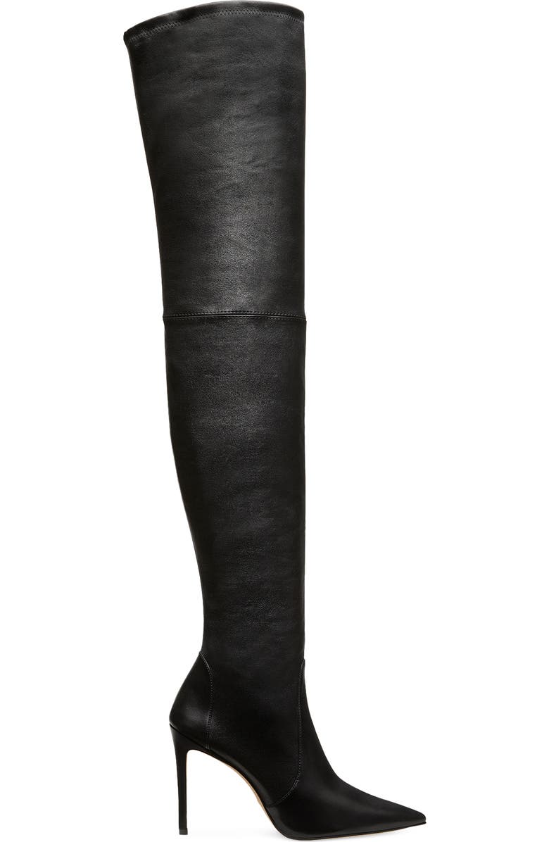 Stuart Weitzman Ultrastuart 100 Stretch Pointed Toe Over the Knee Boot, Alternate, color,