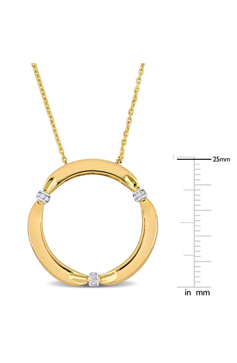 Julianna B. Diamond Circle Station Pendant Necklace 14k, Alternate, color, 