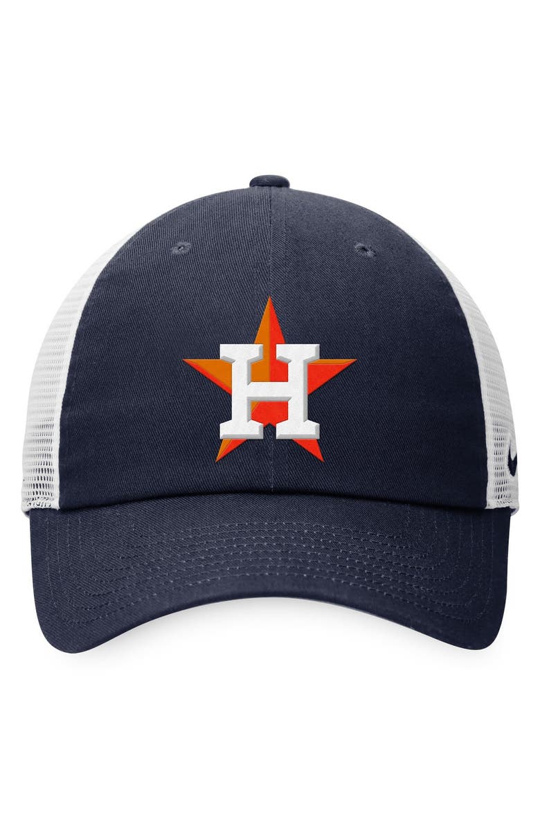 Nike Men's Nike Navy Houston Astros Club Trucker Adjustable Hat, Alternate, color, Navy