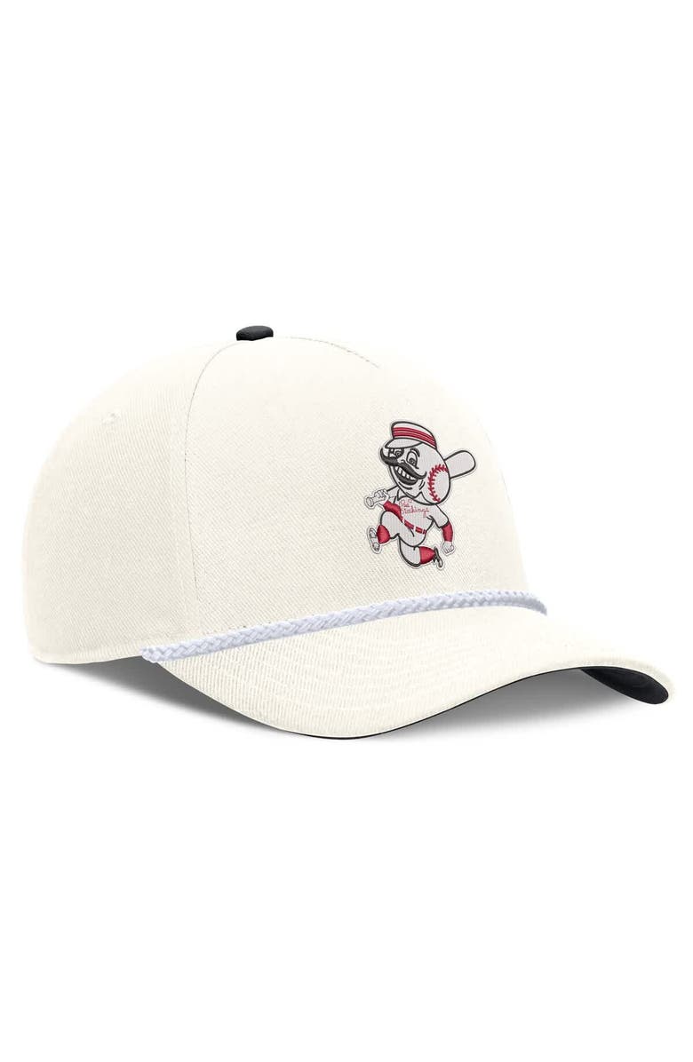 Nike Men's Nike Cream Cincinnati Reds Cooperstown Rise Adjustable Hat, Alternate, color, Cream
