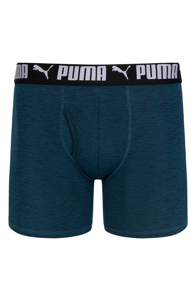 PUMA 3-Pack Mesh Boxer Briefs, Alternate, color, Navy/ Light Blue