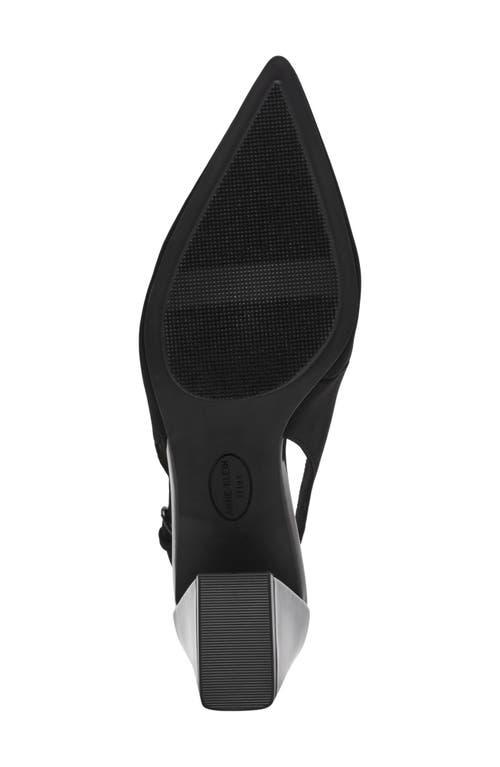 Anne Klein Royce Slingback Pointed Toe Pump In Black