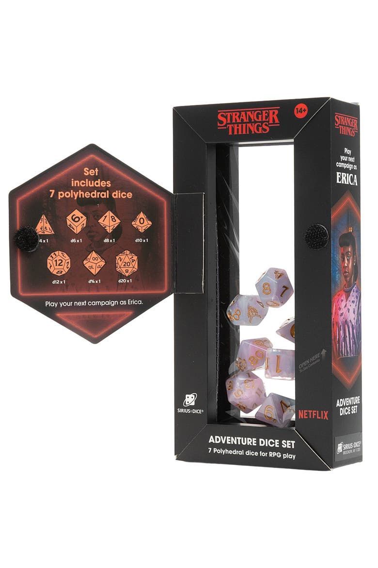 Adventure Dice 7 Piece, Alternate, color, Multicolored