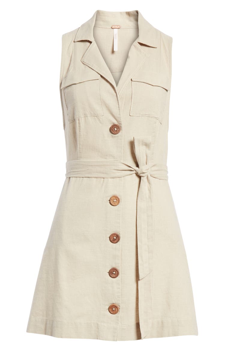 Hepburn Safari Shirtdress, Alternate, color, GREY