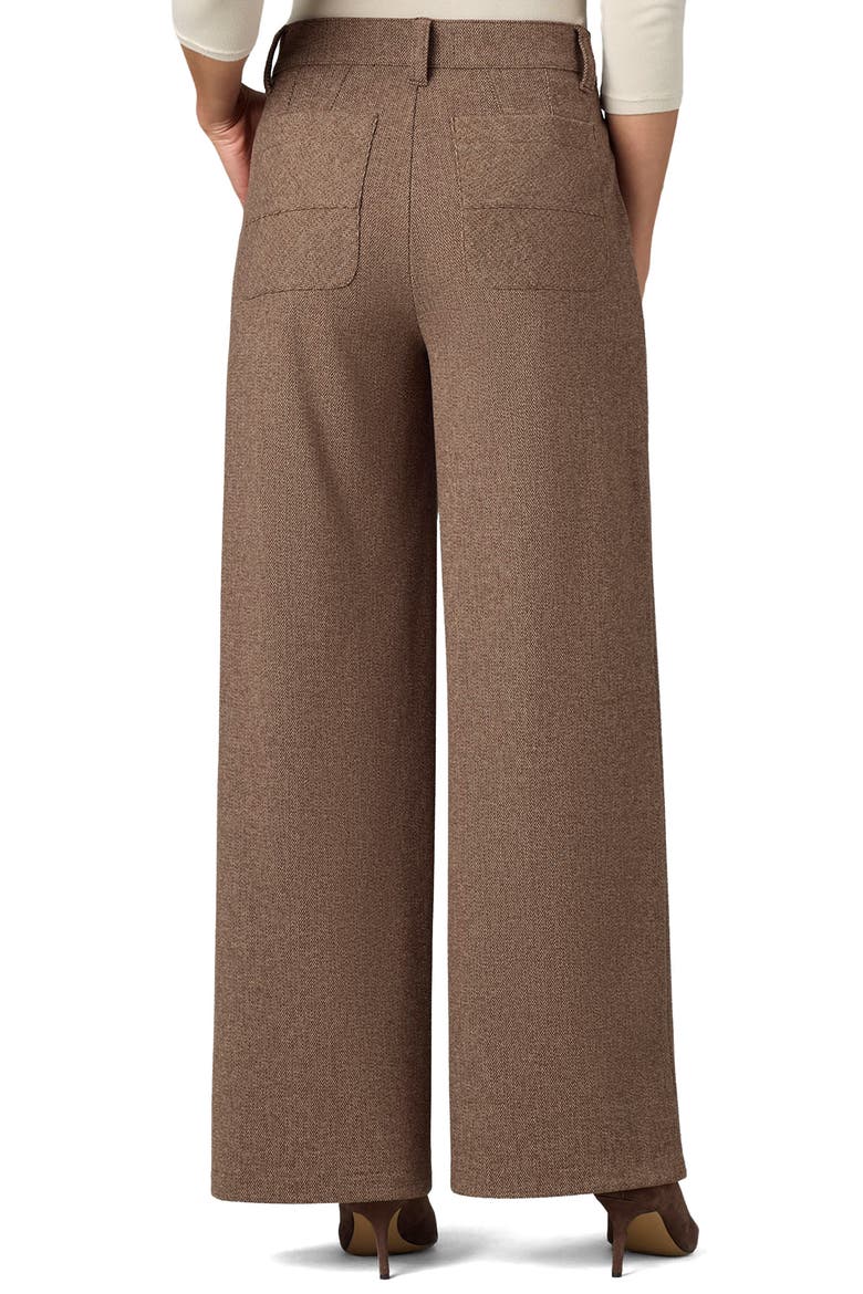 Whitney Skyrise Wide Leg Trousers, Alternate, color, SAND/ CACAO POWDER