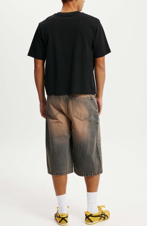 Shop Cotton On Super Baggy Jort In Trippin Blue