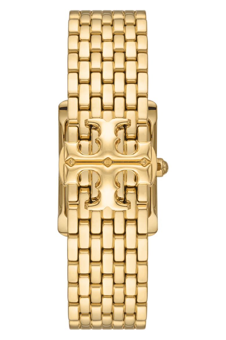 Eleanor Stainless Steel Bracelet Watch, 25mm x 34mm, Alternate, color, GOLD