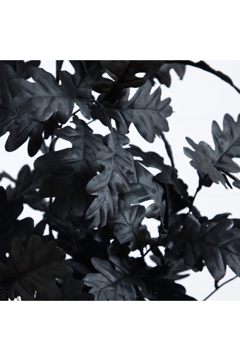 5-ft Artificial Halloween Black Oak Tree, Alternate, color, Black