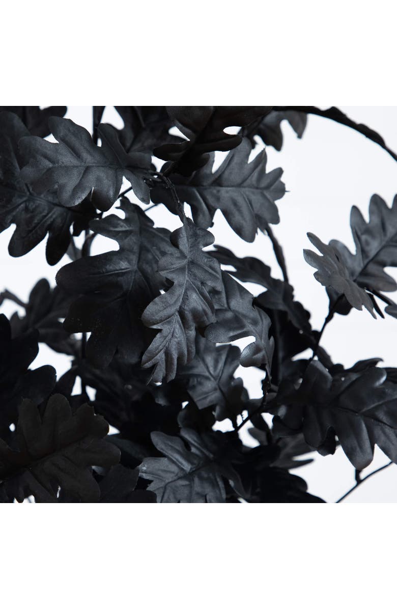 NEARLY NATURAL 5-ft Artificial Halloween Black Oak Tree, Alternate, color, Black