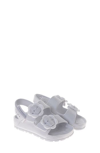 Shop Josmo Kids' Flower Buckle Sandal In White