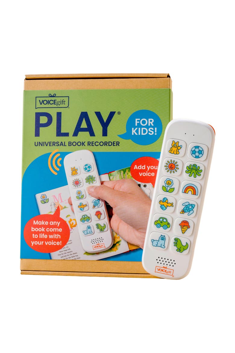 PLAY for Kids Voice Recorder for Books & Stories, Main, color, White