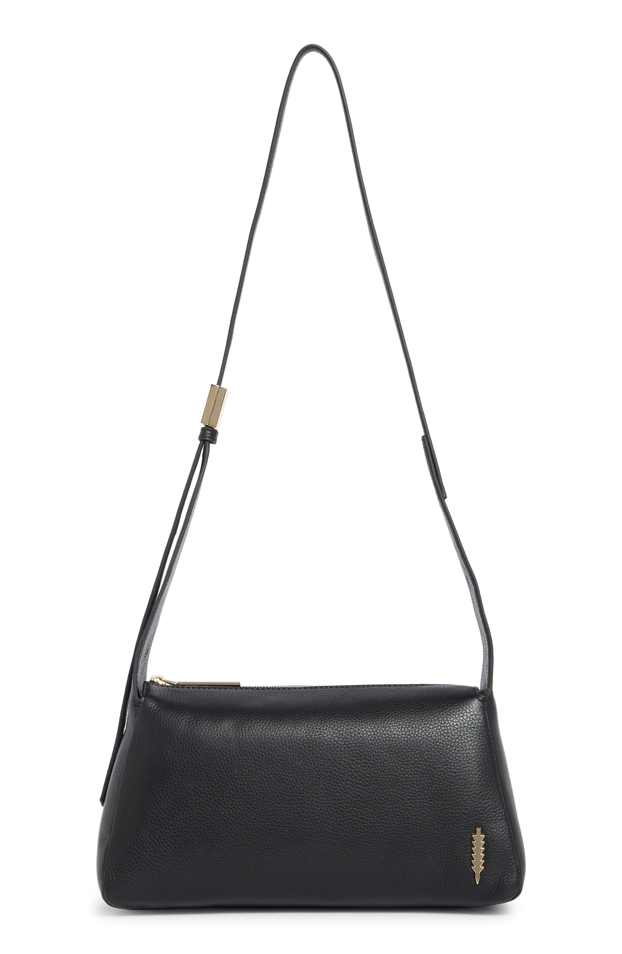 Thacker Dalia Pebbled Leather Crossbody Bag