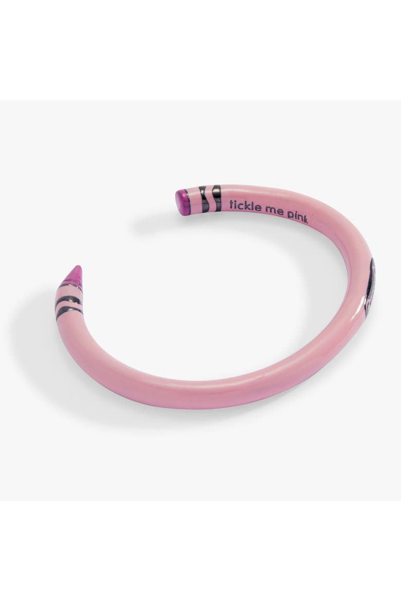 Crayola Tickle Me Pink Crayon Cuff, Alternate, color, Pink