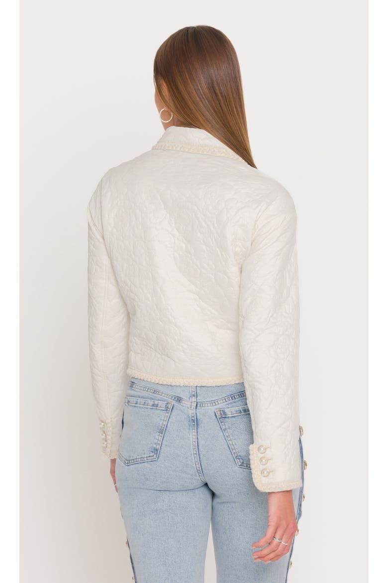 Fabiana Quilted Jacket, Alternate, color, Cream