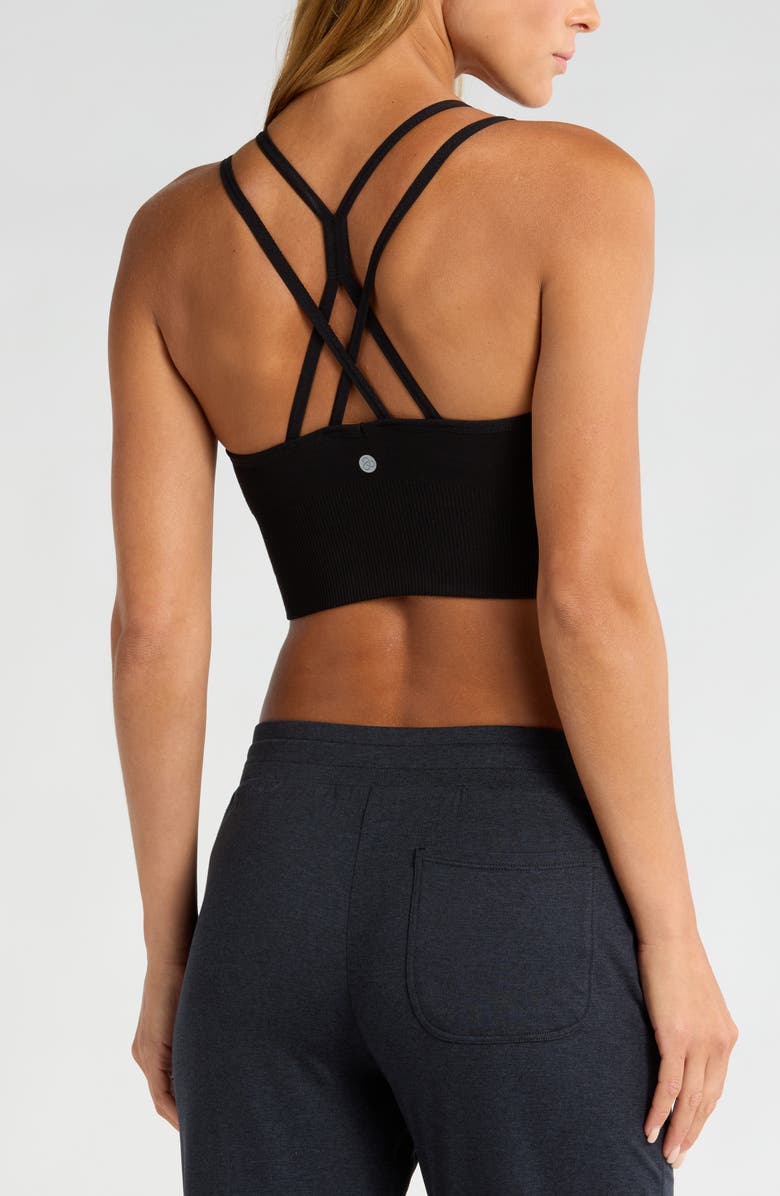 Zella Rhythm Seamless Sports Bra, Alternate, color,