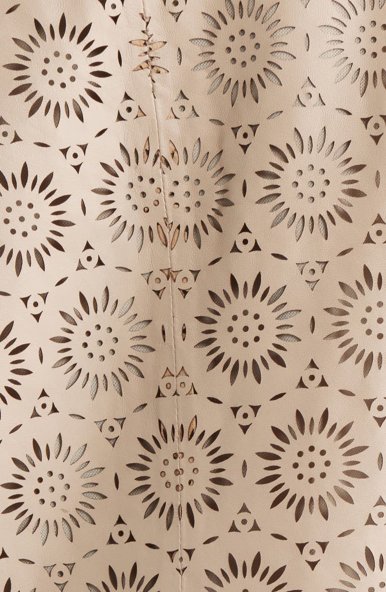 MAURITIUS Lacey Laser Cut Leather Jacket, Alternate, color, 