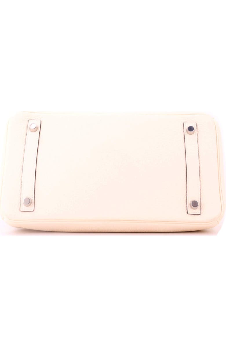 Pre-Owned Hermes Birkin Handbag Light Clemence with Palladium Hardware 30, Alternate, color, Nata