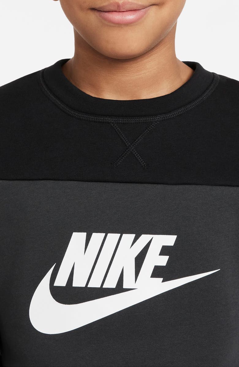 Nike Kids' Colorblock Cotton Blend French Terry Tracksuit, Alternate, color, 