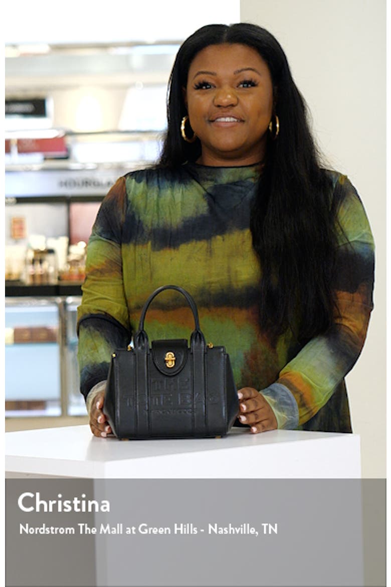 The Mini Turnlock Leather Crossbody Tote Bag (Women) | Nordstrom