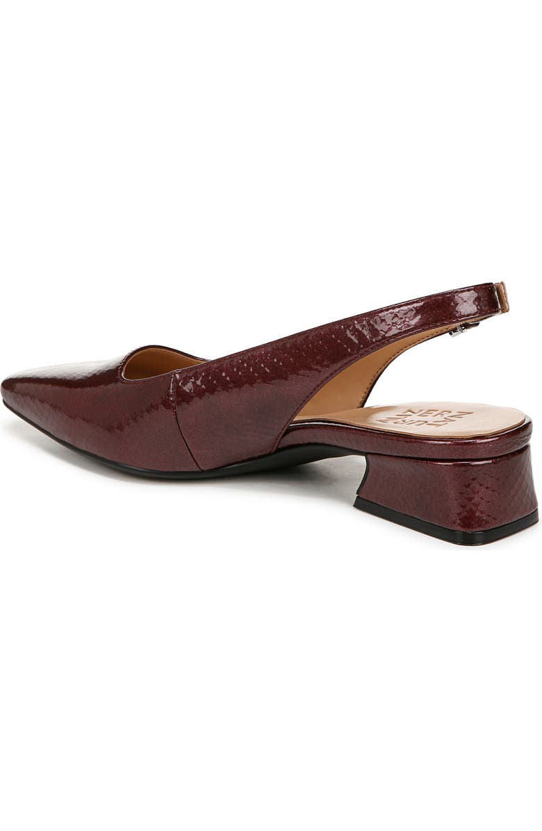 Naturalizer Ginger Slingback Pump, Alternate, color, Cranberry Faux Leather