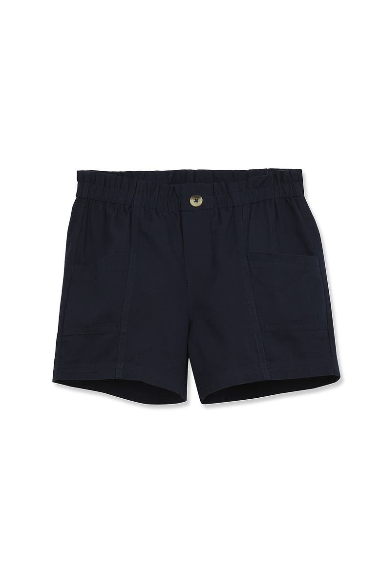 Girls Twill Shorts, Alternate, color, Classic Navy