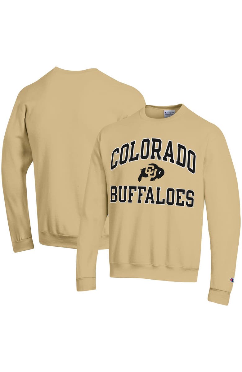 Champion Men's Champion  Gold Colorado Buffaloes High Motor Pullover Sweatshirt, Main, color, Gold