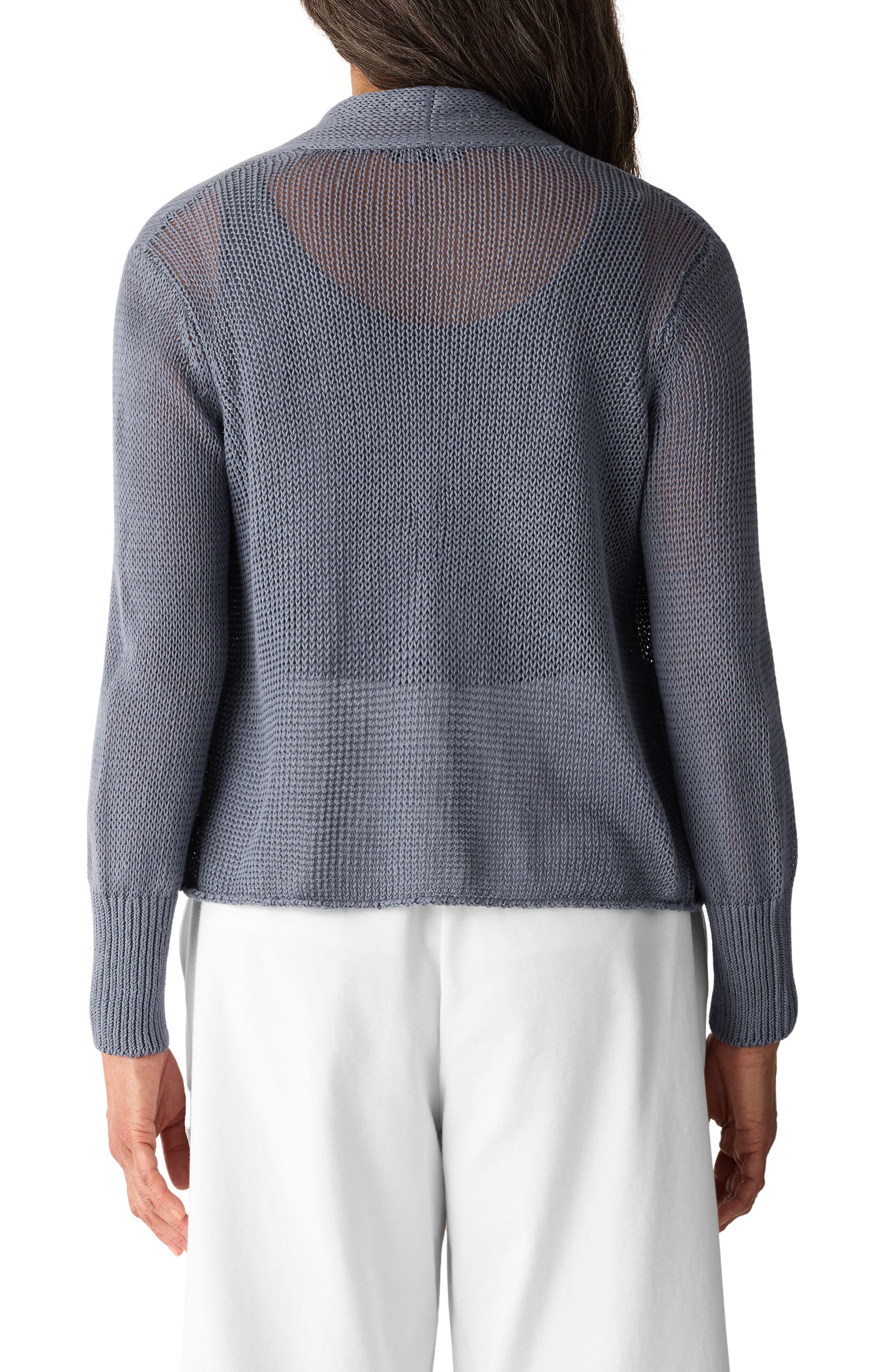 Open Front Organic Cotton Cardigan - image 4