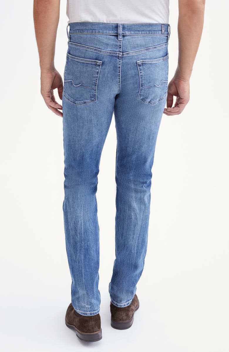 7 For All Mankind <sup>®</sup> Adrien Slim Fit Straight Leg Jeans, Alternate, color, 