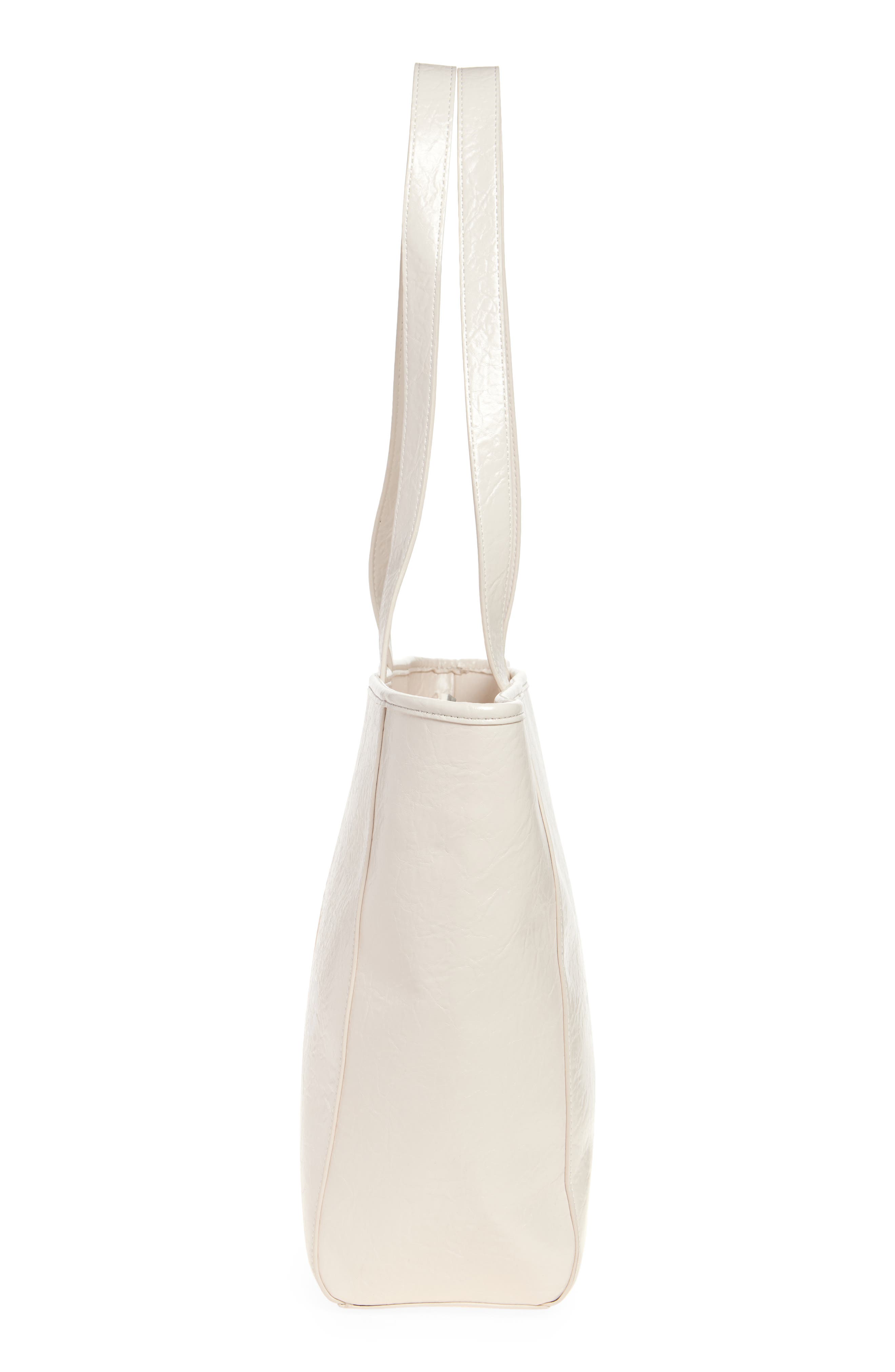 SANTO STUDIO Twitch Stenberg Ivory Tote, Alternate, color, Cream