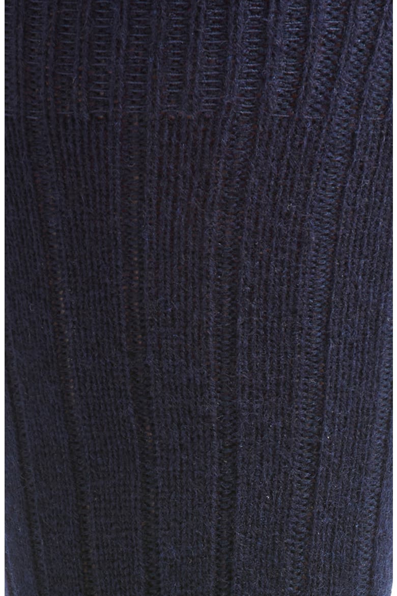Waddington Cashmere Blend Dress Socks, Alternate, color, NAVY