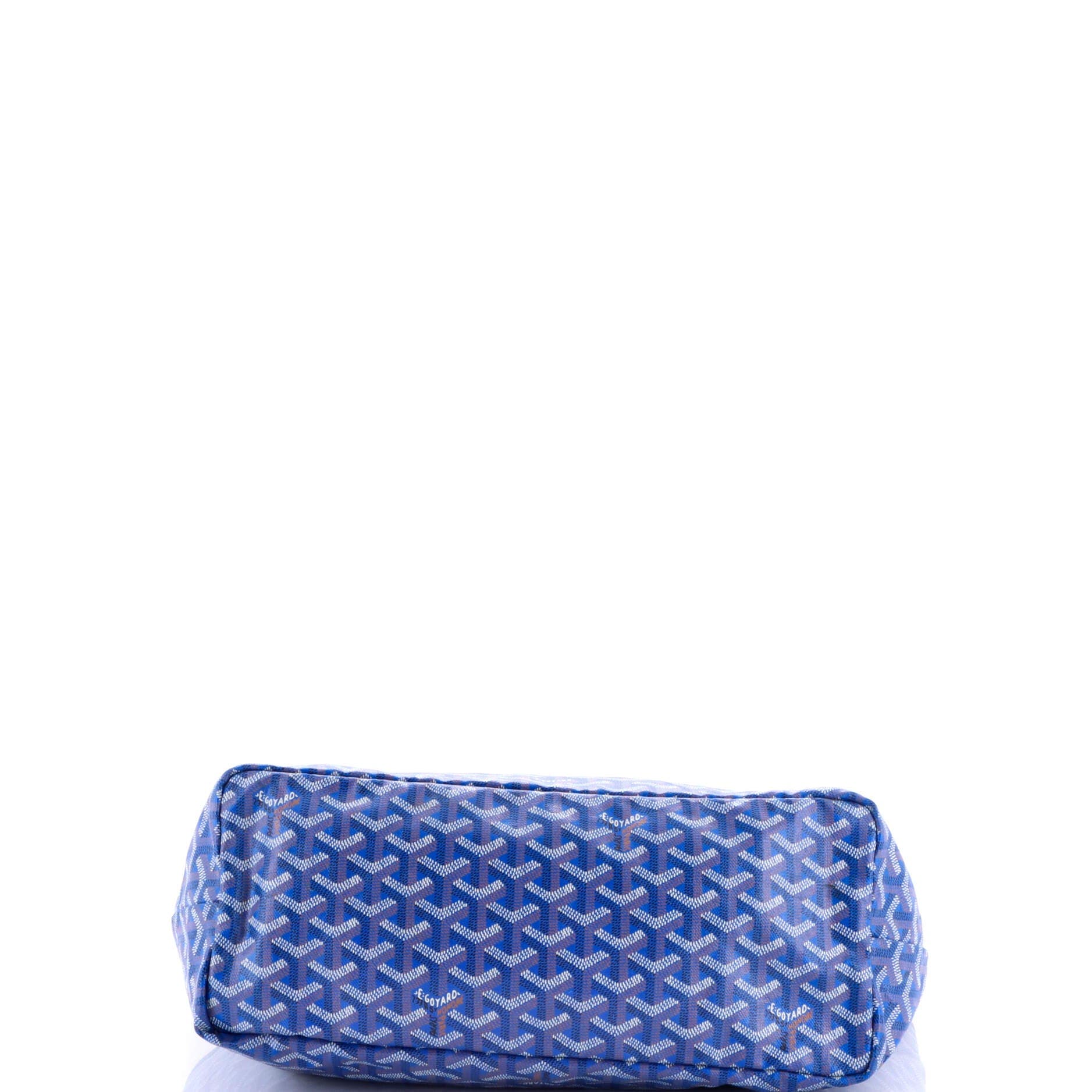 Pre-Owned Goyard Saint Louis Tote Coated Canvas PM, Alternate, color, Blue