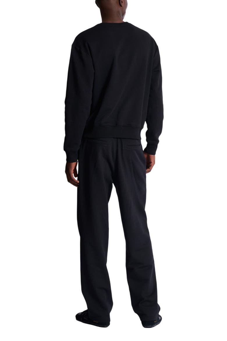 Printed Balmain Sweatshirt, Alternate, color, black
