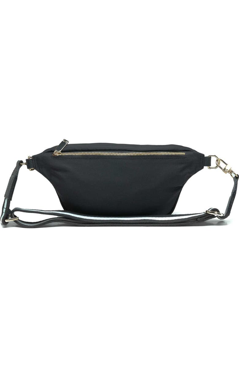 LUSSO Los Angeles Dodgers Regan Fanny Pack, Alternate, color, Black