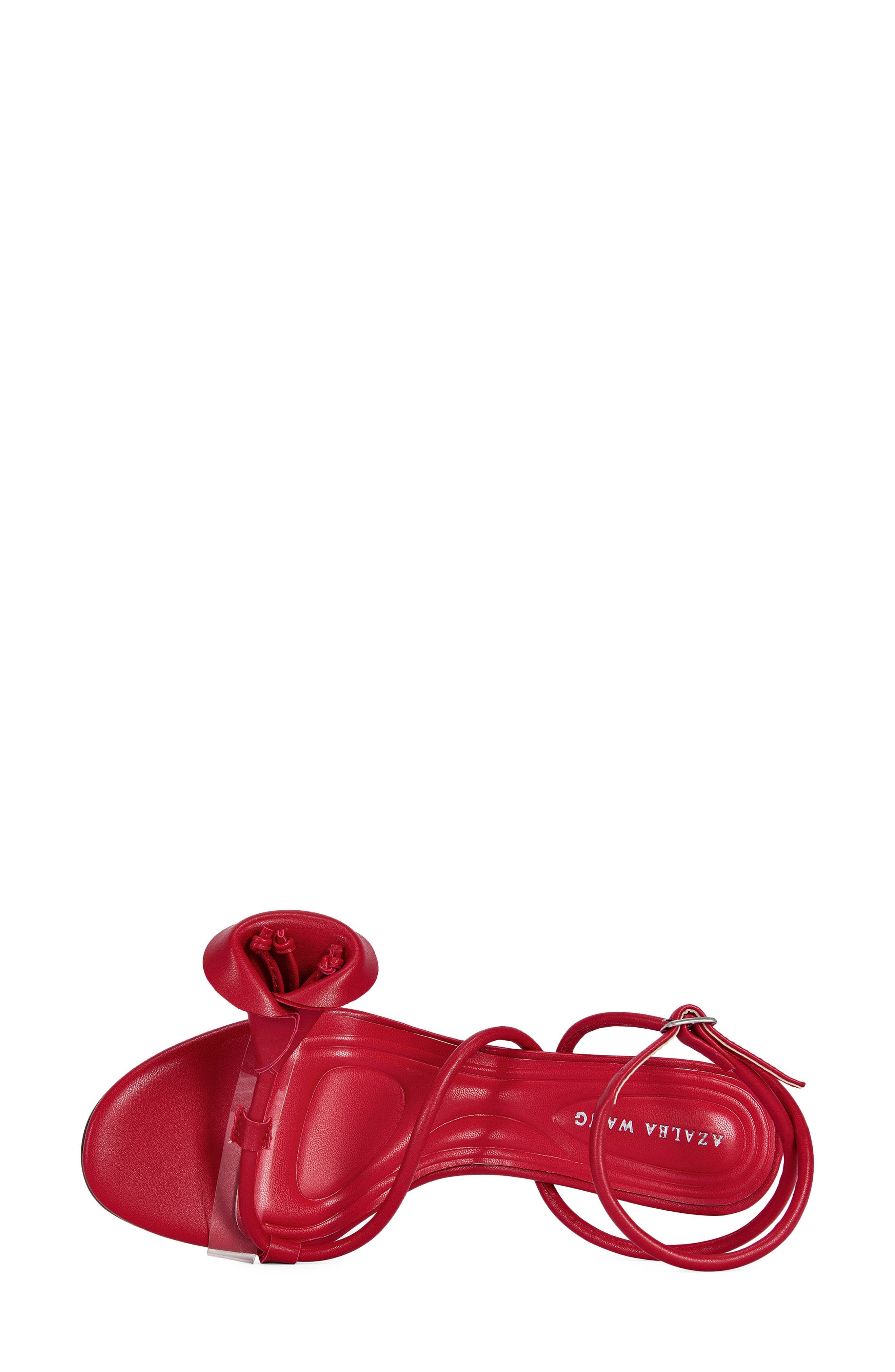 AZALEA WANG Nilou Ankle Strap Sandal, Alternate, color, Red