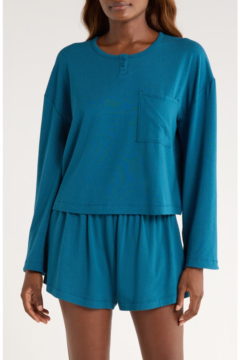 Slumberknit™ Pajamas, Main, color, PIQ TEAL