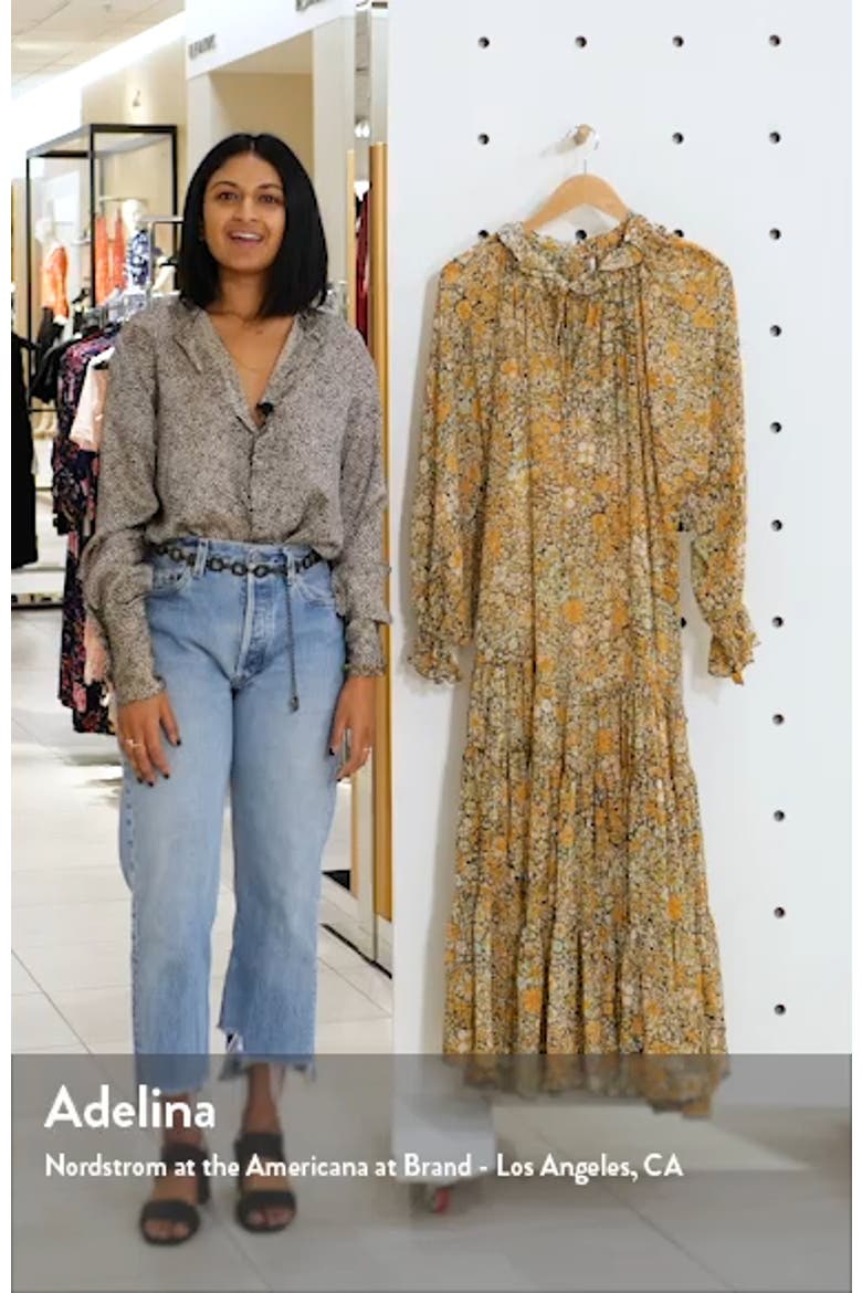 Feeling Groovy Long Sleeve Midi Dress video