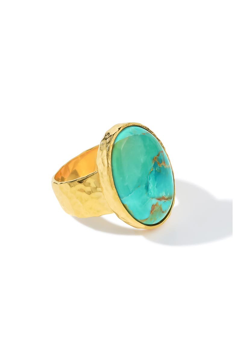 Mohave Turquoise Ring, Alternate, color, BLUE