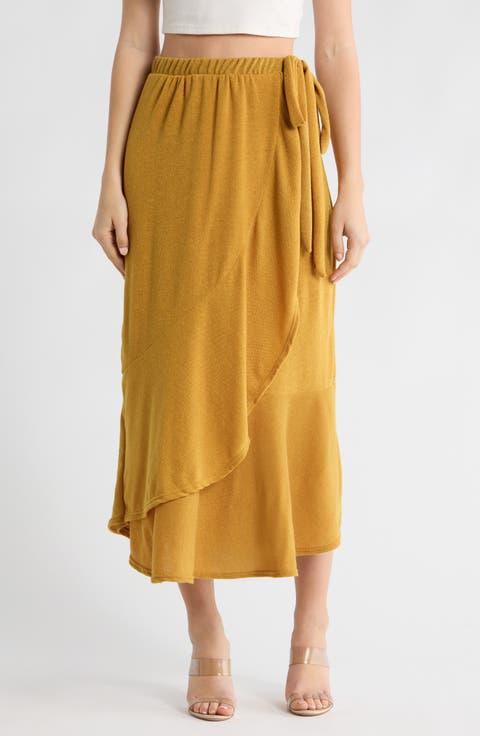 Wrap Maxi Skirt